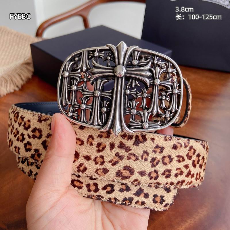 Chrome Hearts belt 38mmX100-125cm 8L54